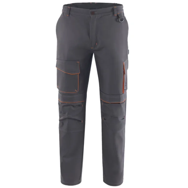 AXON TOP TROUSER - GREY ORANGE - ERGASIA STORES