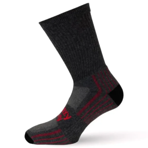 GALAXY GLX961 SOCKS - BLACK RED - ERGASIA STORES