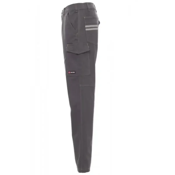 PAYPER WORKER STRETCH TROUSER - GREY SIDE - ERGASIA STORES