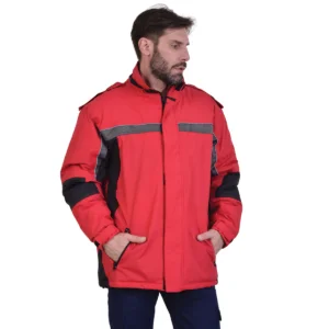 ERGO PARKA JACKET 5301400 - RED - ERGASIA STORES (2)