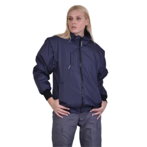 ERGO REGINA JACKET - NAVY BLUE MODEL 1 - ERGASIA STORES