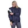 ERGO REGINA JACKET - NAVY BLUE MODEL 2 - ERGASIA STORES