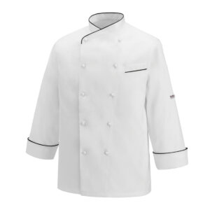 EGOCHEF GERARD CHEF JACKET - WHITE BLACK - ERGASIA STORES