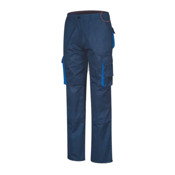 FAGEO 507 WORK TROUSER - ROYAL AND NAVY BLUE - ERGASIA STORES