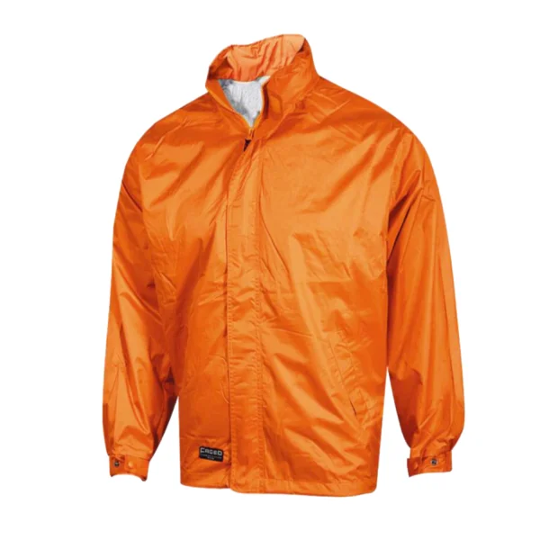 FAGEO WINDPROOF WATERPROOF JACKET 502 - ORANGE - ERGASIA STORES