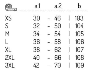 axon bali sizes