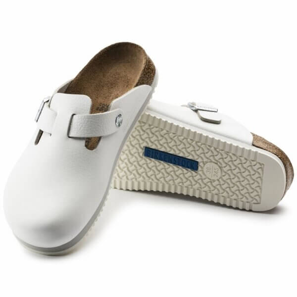 Birkenstock Proffessional - Boston SL - White - Ergasia Stores