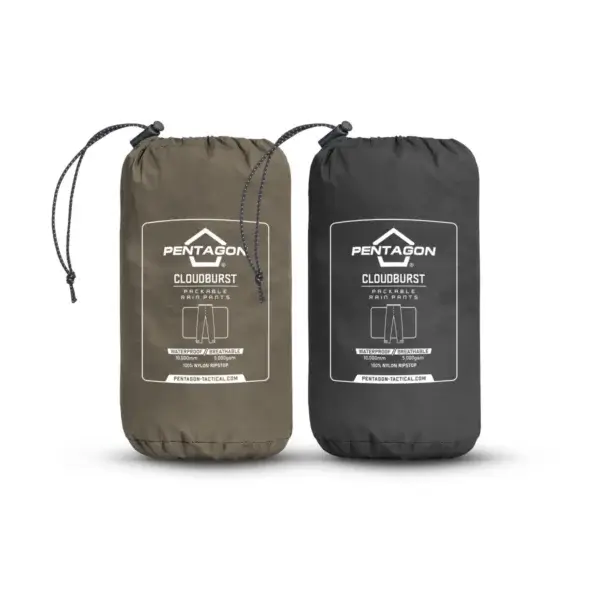 PENTAGON CLOUDBURST PACKABLE RAIN PANTS - BAGS - ERGASIA STORES