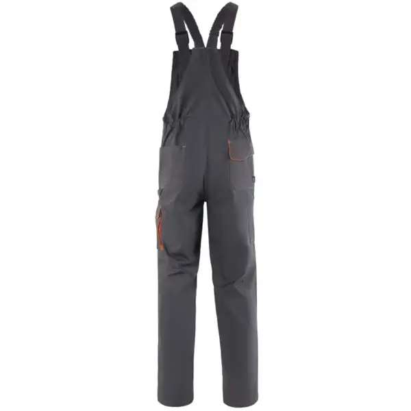 AXON TOP - WORK UNIFORM GREY ORANGE BACK - ERGASIA STORES