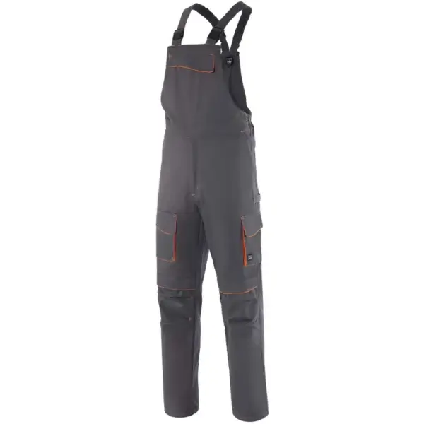 AXON TOP - WORK UNIFORM GREY ORANGE SIDE - ERGASIA STORES