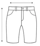 BERMUDA SHORTS SIZE CHART - ERGASIA STORES