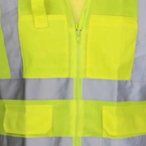 FAGEO 0051 HIGH VISIBILITY VEST - YELLOW DETAIL - ERGASIA STORES