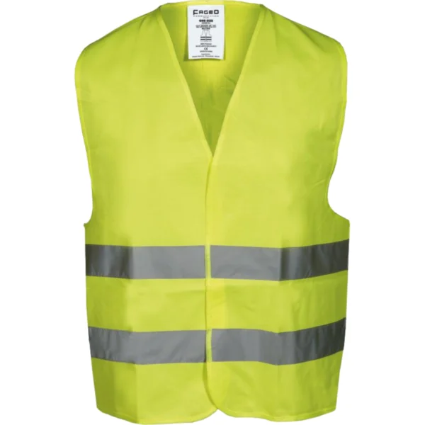 FAGEO HIGH VISIBILITY VEST C013 - YELLOW - ERGASIA STORES