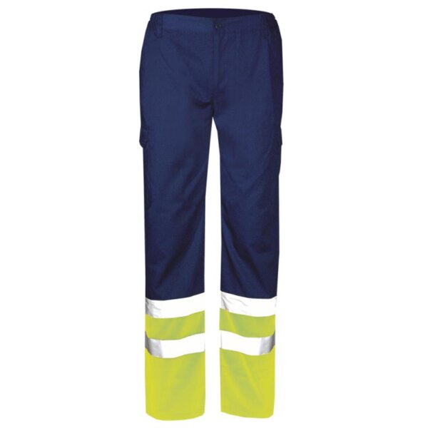 HIGH VISION FAGEO TROUSER 00621 - BLUE YELLOW - ERGASIA STORES