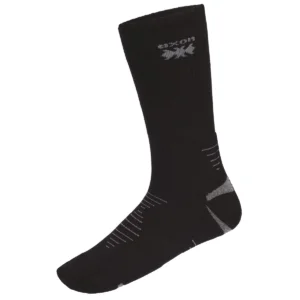 AXON COOLMAX SOCKS - BLACK - ERGASIA STORES