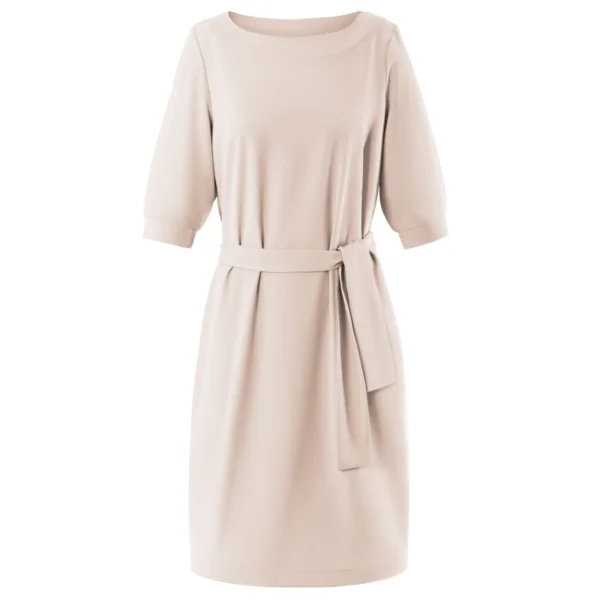 AXON AMELIE DRESS - BEIGE - ERGASIA STORES