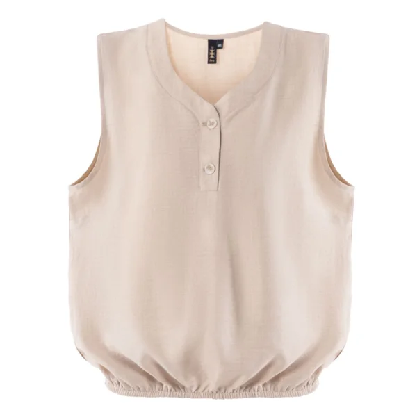 AXON CALI SUMMER BLOUSE - BEIGE - ERGASIA STORES